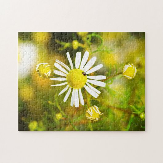Gelber Blütentraum Legpuzzel (Horizontaal)