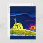 Gelbes Unterseeboot Briefkaart (Voorkant / Achterkant)