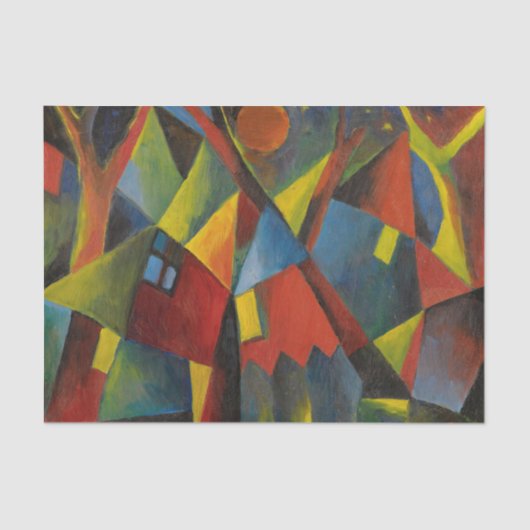 Gelbroter Mond Uber Sturzenden door Arnold Topp Tissuepapier (Voorkant)