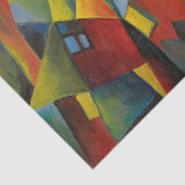 Gelbroter Mond Uber Sturzenden door Arnold Topp Tissuepapier (Detail)