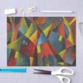 Gelbroter Mond Uber Sturzenden door Arnold Topp Tissuepapier (Craft)