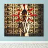 geld 2013 canvas afdruk (Insitu (Houten vloer))