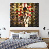 geld 2013 canvas afdruk (Insitu (Slaapkamer))