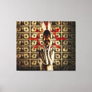 geld 2013 canvas afdruk