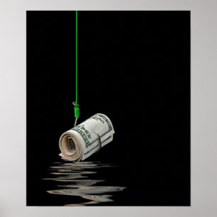 geld aan vishaak poster