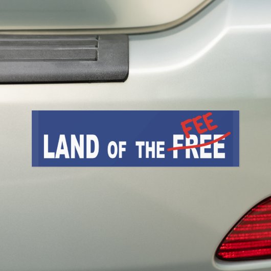 Geld belastingrecht in de politiek bumpersticker (Op auto)