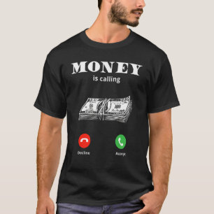 Geld belt contant geld t-shirt