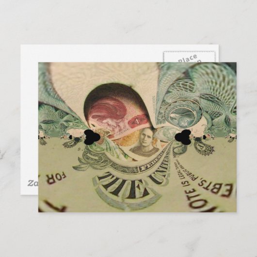 Geld Briefkaart (Voorkant / Achterkant)