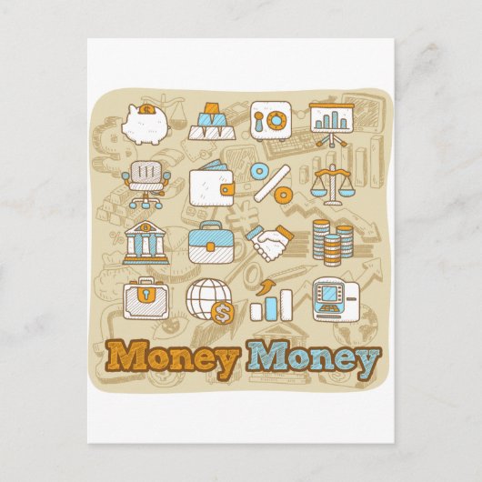 Geld Briefkaart (Voorkant)