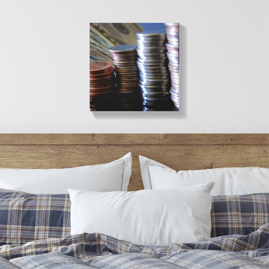 Geld Canvas Afdruk (Insitu (Slaapkamer))