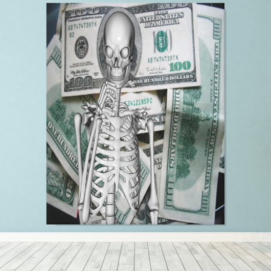 Geld Canvas Afdruk (Insitu (Houten vloer))