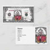 Geld De wortel van al het kwaad Visitekaartje (Voorkant / Achterkant)
