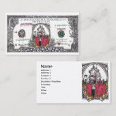 Geld De wortel van al het kwaad Visitekaartje (Voorkant / Achterkant)