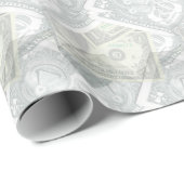Geld Dollar Cadeaupapier (Rol Hoek)