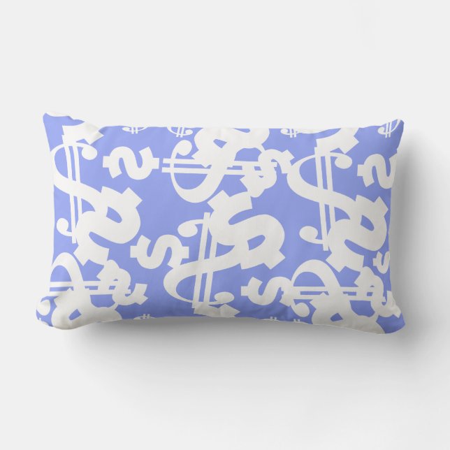 Geld Dollar Patroon Worp Kussen Cushion (Voorkant)