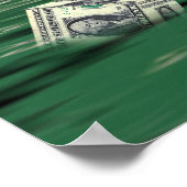 GELD - DOLLAR WAARDE DROWING POSTER (Hoek)