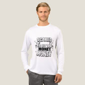 Geld drukte motivatie quote shirt (Voorkant)
