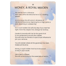 Geld, een Inspirerend gedicht van Royal Maiden Klembord