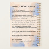 Geld, een Inspirerend gedicht van Royal Maiden Planner (Achterkant)