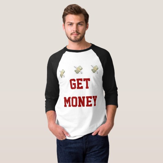GELD EMOJI T-SHIRT (Voorkant volledig)