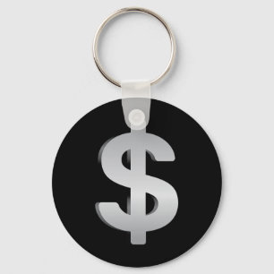 Geld en valuta sleutelhanger