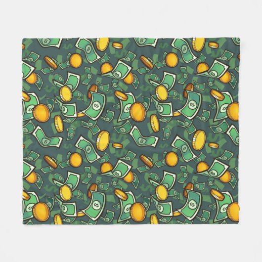 Geld! Fleece Blanket (Voorkant (Horizontaal))