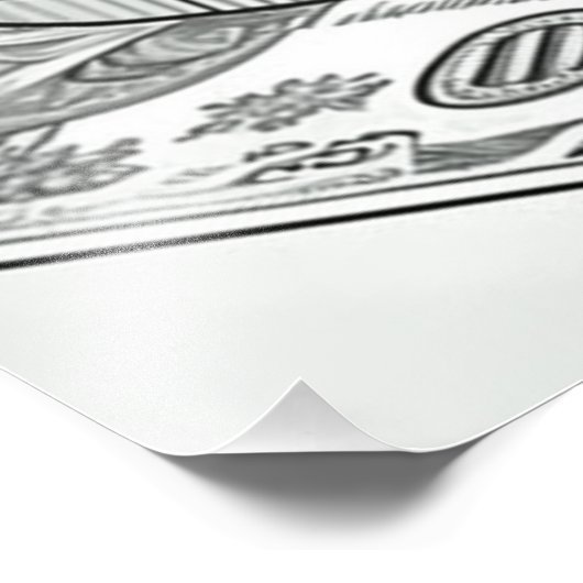 Geld Geld Geld Kleurend Poster (Hoek)