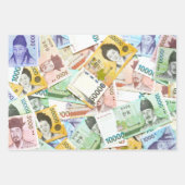 GELD! GELD! GELD! Koreaanse valuta Inpakpapier Vel (Voorkant 3)