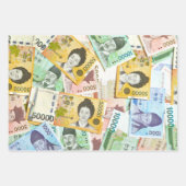 GELD! GELD! GELD! Koreaanse valuta Inpakpapier Vel (Voorkant 2)