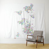 Geld Geld Wandtapijt Wandkleed (In Situ (horizontaal))