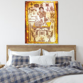 Geld Geluk Godin Canvas Afdruk (Insitu (Slaapkamer))