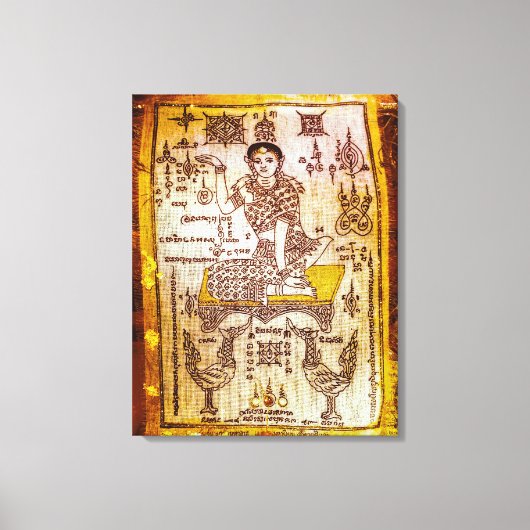 Geld Geluk Godin Canvas Afdruk (Voorkant)