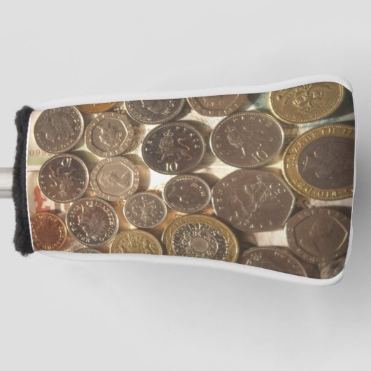Geld Golfheadcover (Voorkant)
