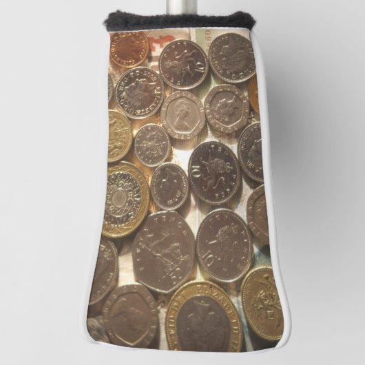 Geld Golfheadcover (Draai 90)