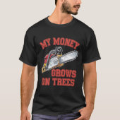 Geld groeit aan bomen t-shirt (Voorkant)