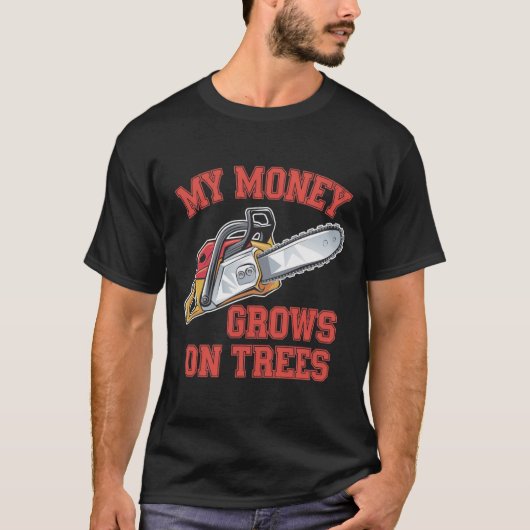 Geld groeit aan bomen t-shirt (Voorkant)