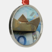 Geld groeit in bomen! metalen ornament (Rechts)