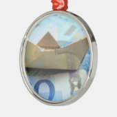 Geld groeit in bomen! metalen ornament (Links)