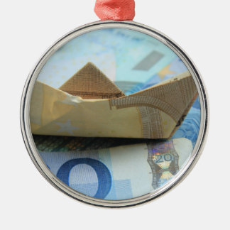 Geld groeit in bomen! metalen ornament