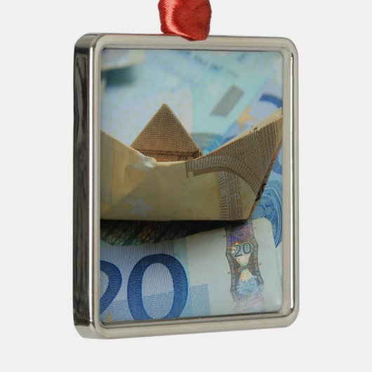 Geld groeit in bomen! metalen ornament (Rechts)