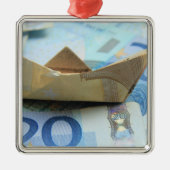 Geld groeit in bomen! metalen ornament (Voorkant)