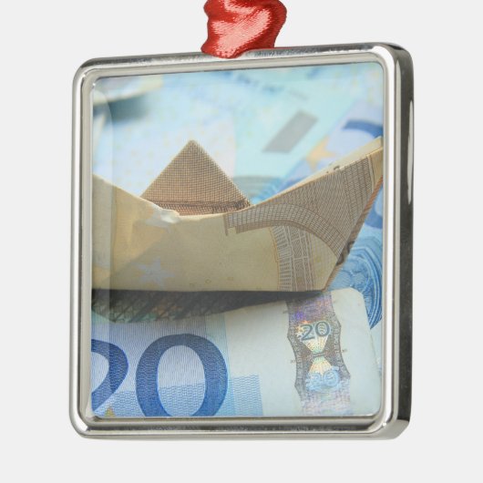 Geld groeit in bomen! metalen ornament (Links)