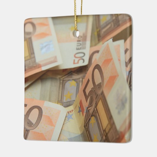 Geld groeit op bomen! keramisch ornament (Links)