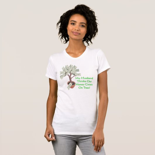 Geld groeit op bomen - man t-shirt (Voorkant volledig)
