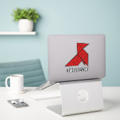 Geld Heist Verzet La Casa de Papel Sticker (Laptop op bureau)