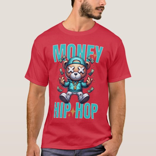 Geld HipHop retro T-shirt (Voorkant)