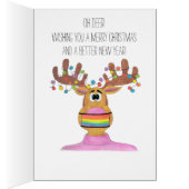 Geld in gesloten Gift LGBT Rudolph Mask Reindeer (Binnen (Rechts))