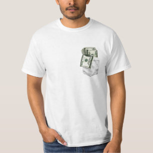 Geld in je zak t-shirt