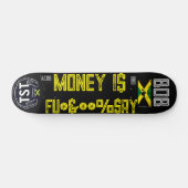 GELD IS .... 7 3/4" Skateboard Deck (Horizontaal)
