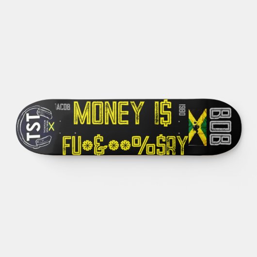 GELD IS .... 7 3/4" Skateboard Deck (Horizontaal)
